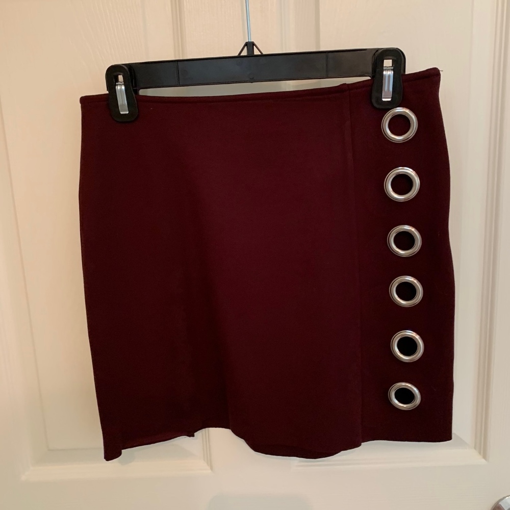 Maroon Skirt